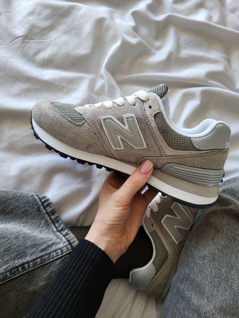 Кросівки чоловічі сірі New Balance 574 Grey Beige (16167)
