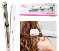 Утюжок для выпрямления волос VGR V522 Плойка для волос с покрытием турмалина и регуляцией температуры