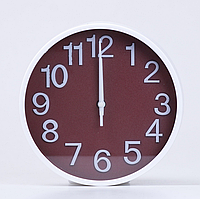 Часы настенные 19,5 см, элегантные белые навесные часы для дома офиса заведения, настенные часы на подарок