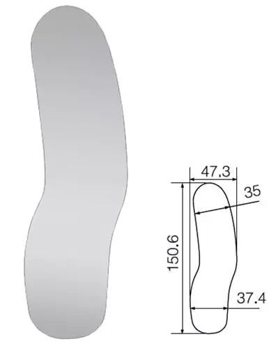 Дзеркало інтраоральне DME4G скляне для фотографування HR-напилення для дорослих Lingual, фото 1