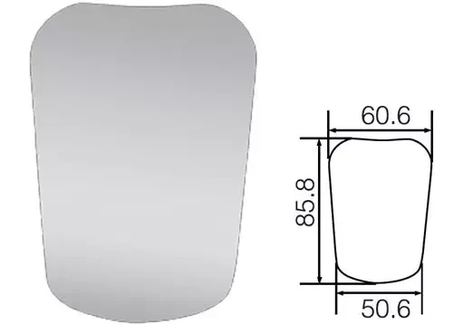 Дзеркало інтраоральне DME5G скляне для фотографування дитяче HR-напилення Occlusal, фото 1