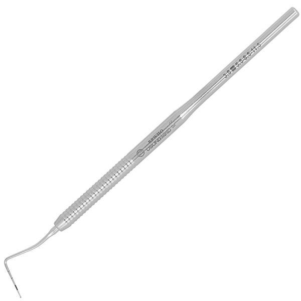 Зонд парадонтологічний BPWHO односторонній градуйований кулька металева ручка, фото 1
