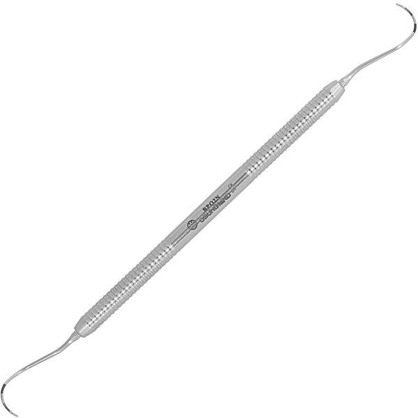 Зонд парадонтологічний PQ2N двосторонній градуйований металева ручка зонд Наберса/Nabers, фото 1