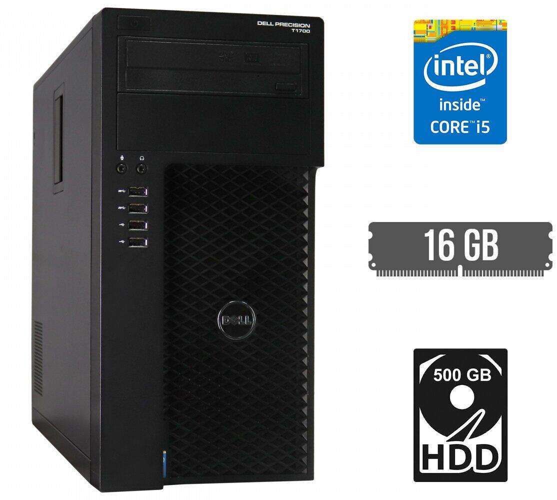 Комп'ютер Dell Precision T1700 MT/ Core i5-4570/ 16 GB RAM/ 500 GB HDD/ HD 4600/ 365W