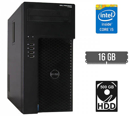 Комп'ютер Dell Precision T1700 MT/ Core i5-4570/ 16 GB RAM/ 500 GB HDD/ HD 4600/ 365W, фото 1