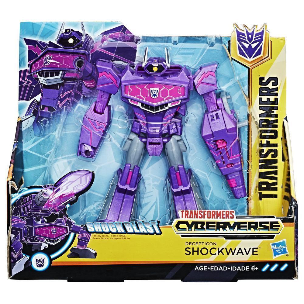 Робот-трансформер Hasbro Шовейв Кібервсесвіт, 14 см — Shockwave Cyberverse, Ultra Class, Shock Blast