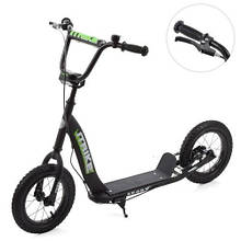 Самокат міський SR 2-043-1-B1 метал. колесо гума 12 діам. підніжка ручне гальмо