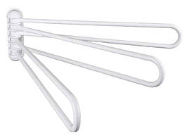 Тримач для рушників EUROHOME білий (3 секції) 0103PL