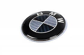 Емблема Карбон, Туреччина d74 мм, штирі для BMW 1 серія F20/21 2011-2019 рр