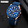 Модні чоловічі годинники круглі SKMEI 9253PRGBU, Наручний годинник, Брендовий IH-671 чоловічий годинник, фото 3