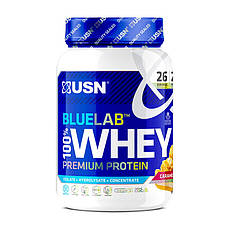 Blue Lab 100% Whey Premium Protein (908 g, caramel chocolate) caramel popcorn