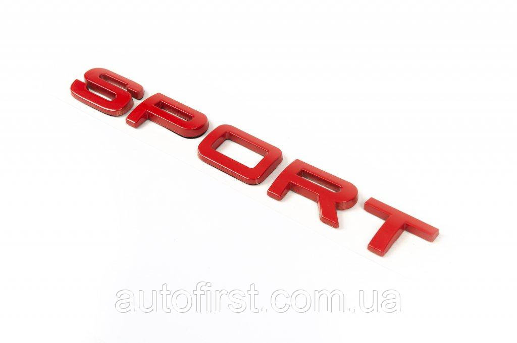 Напис Sport (червона) для Range Rover Sport 2005-2013рр