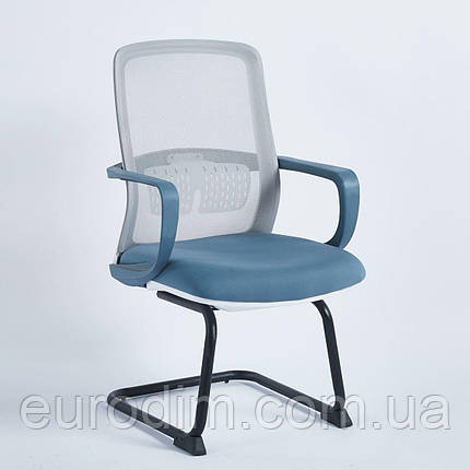 Крісло FLASH II сіре/синє/чорний каркас, фото 1