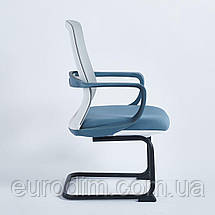 Крісло FLASH II сіре/синє/чорний каркас, фото 3