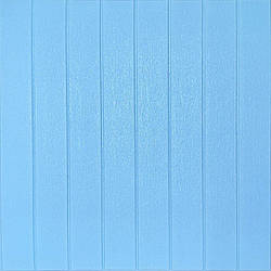 Самоклейна 3D панель блакитні дерево 700х700х4мм (384)