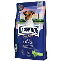 Сухой беззерновой корм Happy Dog Sensible Mini France с уткой и картофелем для собак малых пород, 4 кг