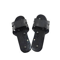 Тапочки масажні Digital Slipper JR-309A 3217 USB 8 режимів Black