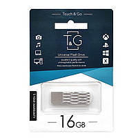 Флеш память TG USB 2.0 16GB Metal 103 Steel ZK, код: 7698346