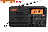 Радиоприемник XHDATA D109 FM/AM/SW/LW с Bluetooth, MP3, акум. 18650, Type C
