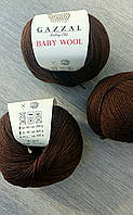 Gazzal Baby Wool - 807 коричневий