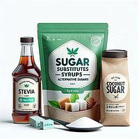 Цукор, замінники цукру, сиропи