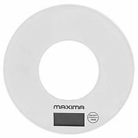 Весы электронные кухонные стеклянные до 5 кг Maxima MS-067 White