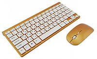 Ультратонкая беспроводная клавиатура KeyBoard + Мышка Wireless ART-5263/902