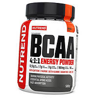 Амінокислоти для енергії Nutrend BCAA 4:1:1 Energy Powder 500 г Апельсин (28119014)