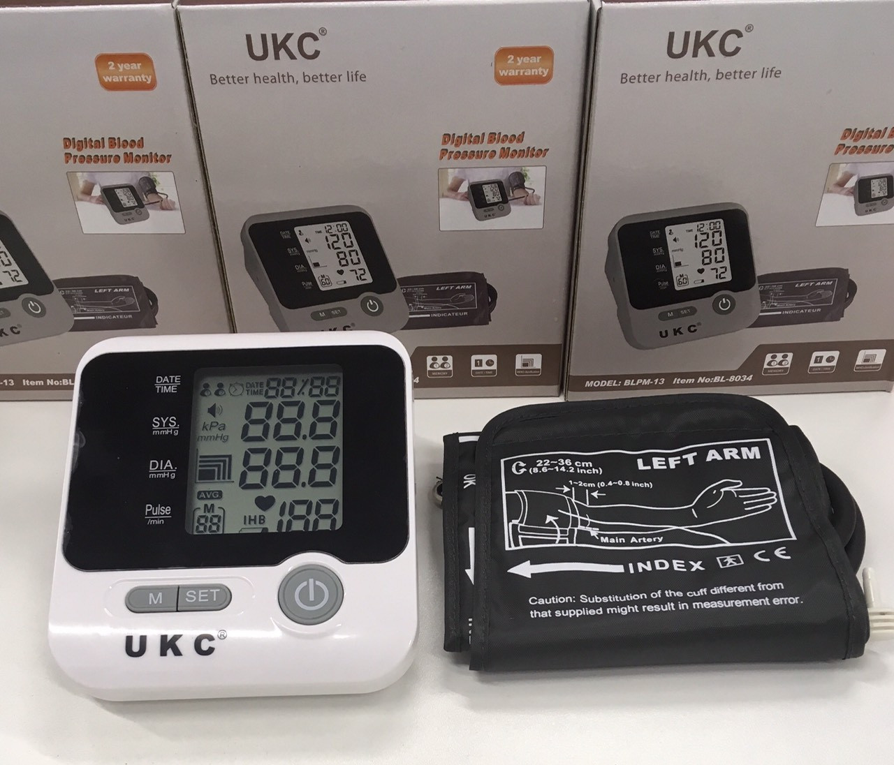 Електронний тонометр UKC BL-8034/2769BLPM 13 автоматичний для вимірювання тиску