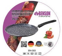 Сковорода блинная Benson с антипригарным покрытием 26 см
