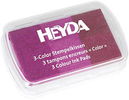 Чорнильна подушечка Heyda 9 x 6 см Рожеві тони 204888465 BS, код: 2553031