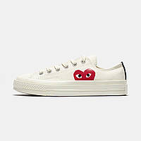 Garcons Play x Converse Low White