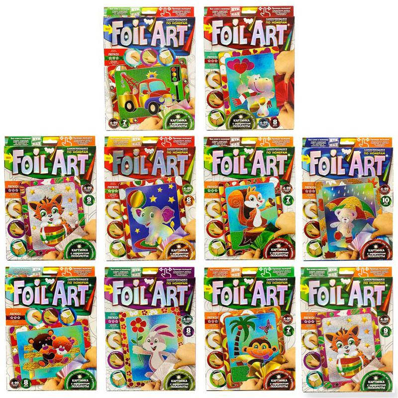 

Аппликация фольгой "Foil Art" FAR-01-01.02.03, микс
