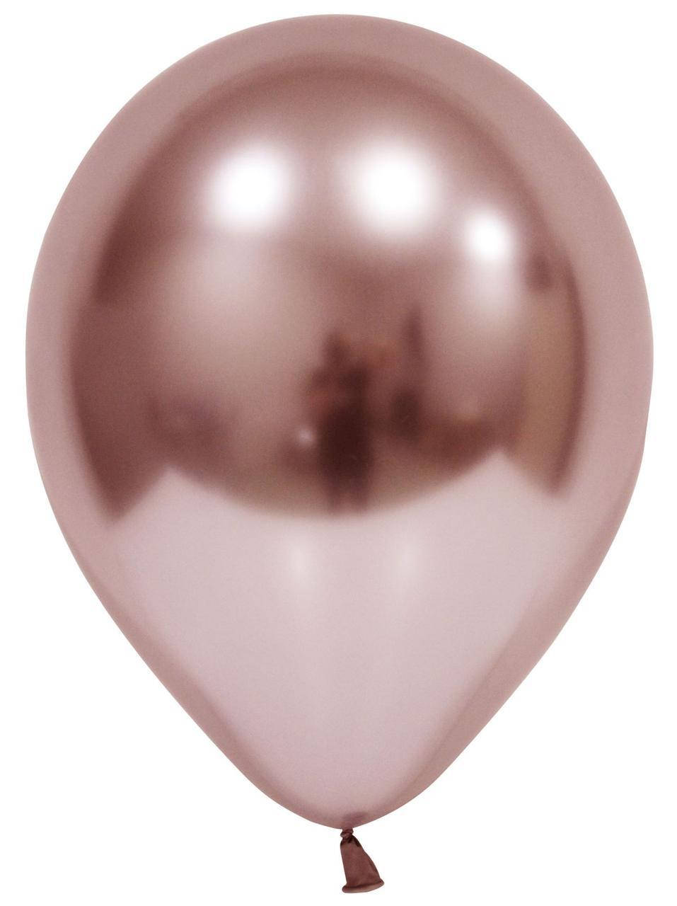 

Шары воздушные хром розовое золото 12" (50 шт/уп) Balonevi