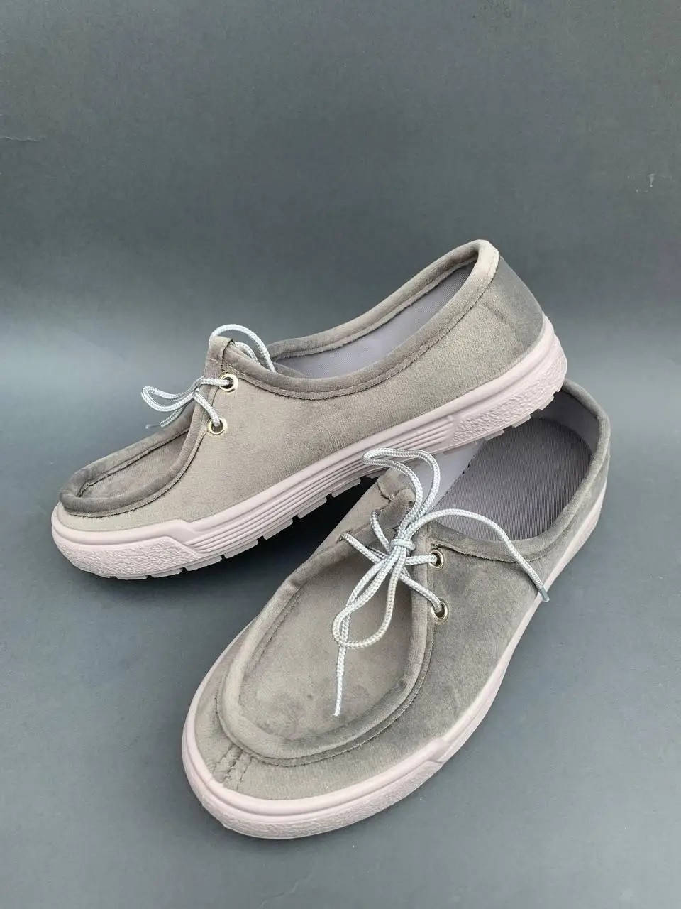 

Женские туфли велюр оливково серый LITMA Melania Olive Gray 39, Темно-серый
