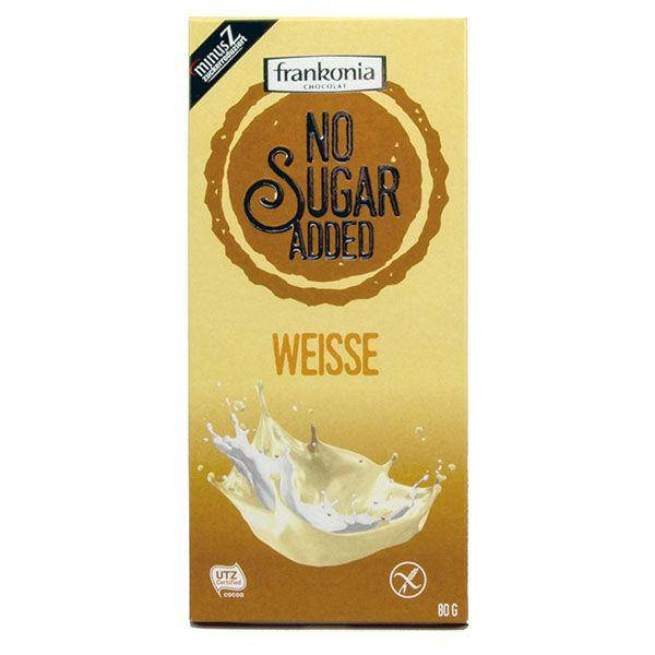 

Белый шоколад без глютена и без сахара No Sugar Weisse Frankonia 80 г