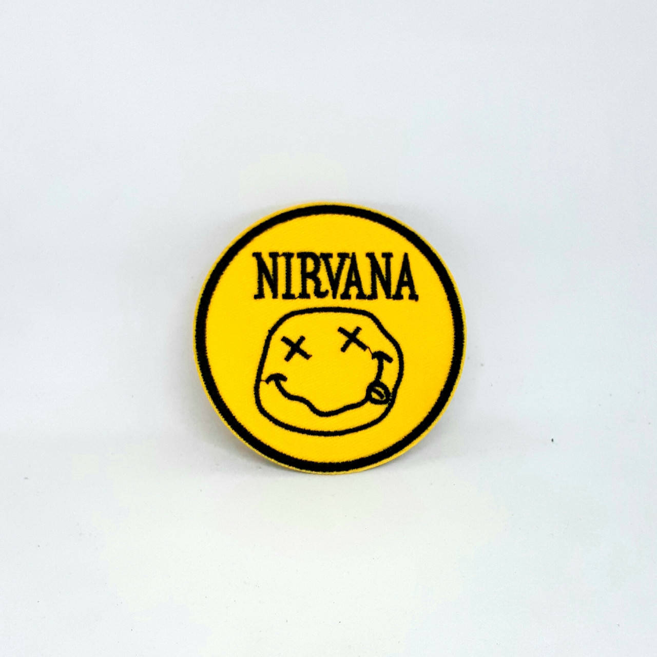 

Нашивка термо "Nirvana " 8 см х 8 см