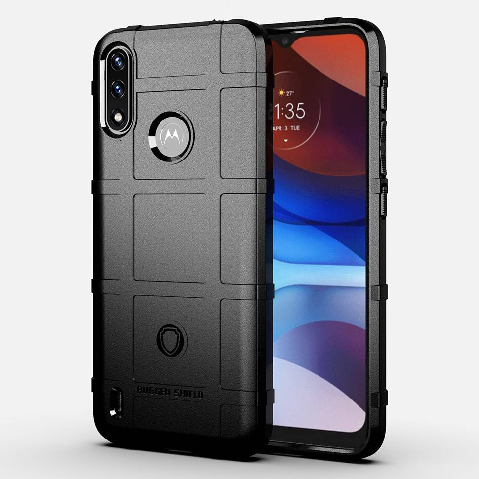 

Чехол Lenuo Rugged Shield для Motorola E7 Power / E7i Power Black, Черный