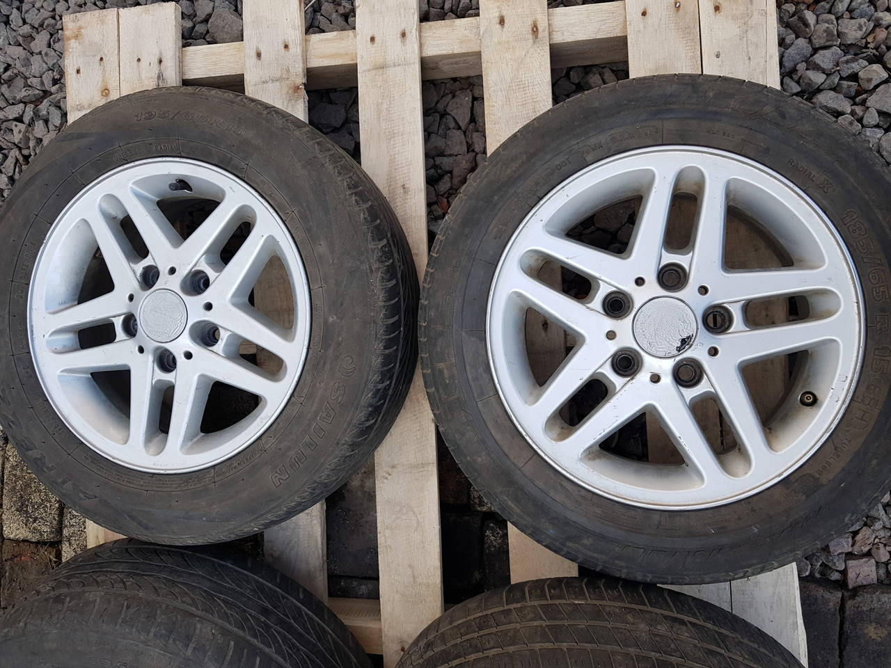 

Титанові диски 6.5Jx15 диски R15 з резиною