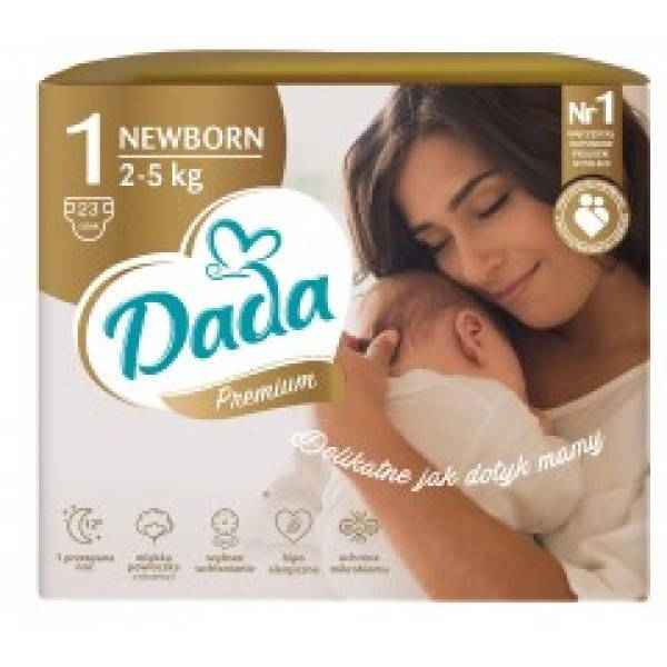 

Подгузники Дада Dada Extra Care 1 Newborn (2-5 кг), 23 шт