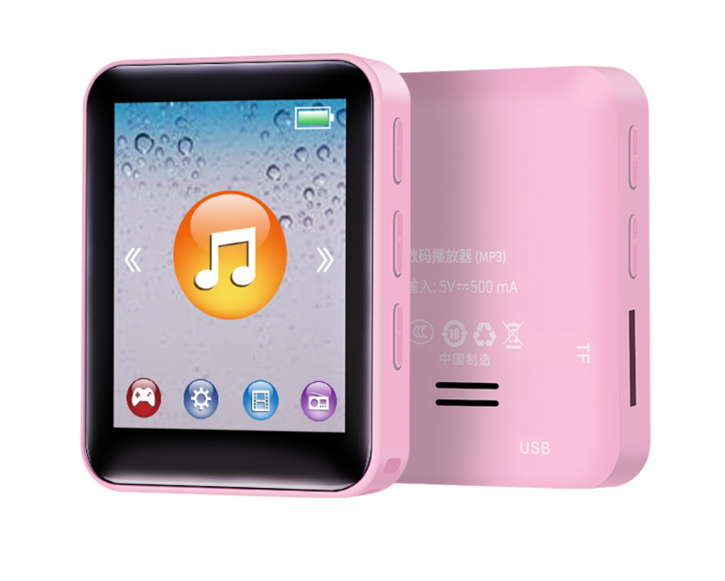 

Плеер MP3 Rijaho S09 4gb HI FI с внешним динамиком Розовый