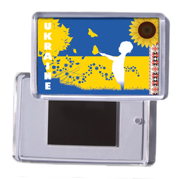 

Украинский сувенирный магнит "Ukraine - Арт 2"