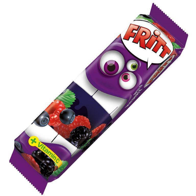 

FRITT CHEWY CANDY STRIPS СО ВКУСОМ ЛЕСНЫХ ЯГОД. Германия 70г
