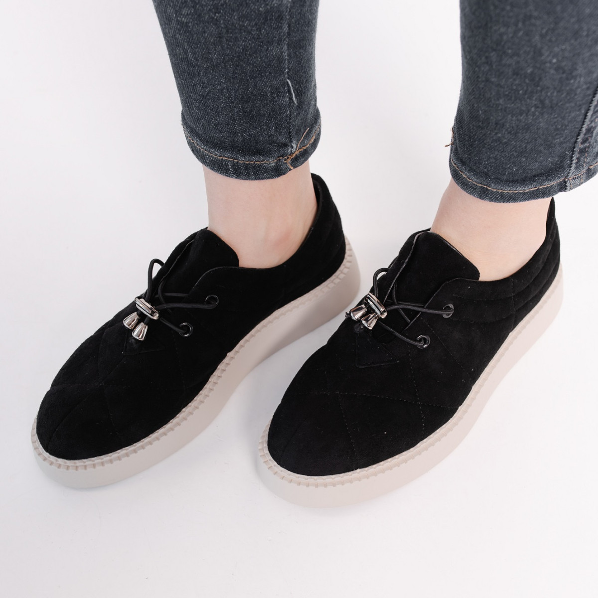 Лофери жіночі Fashion Wendy 3911 38 розмір 24,5 см Чорний код ID 4542734