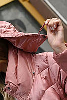 Куртка женская зимняя пудровая код П761 XL