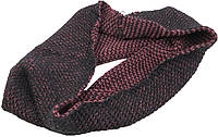 Женский теплый шарф-снуд Giorgio Ferretti Фиолетовый с черным (GFNHOM0039)