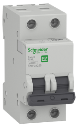 Автоматичний вимикач EZ9F34206 2P 6A C Easy9 Schneider Electric