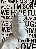 Alexander McQueen Low White Black 4 хорошее качество кроссовки и кеды хорошее качество Размер 38