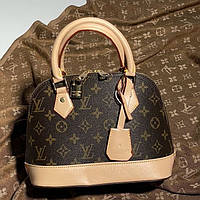 Louis Vuitton Alma Brown/Pink 25 х 19 х 12 см женские сумочки и клатчи хорошее качество