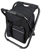 Стул - рюкзак складной 3в1 с термосумкой BackPack Черный TS, код: 6842310